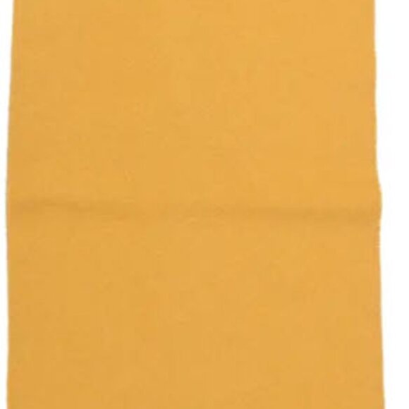 Authentic Fendi 100% Wool Scarf Mustard Color w/ COA - Picture 3 of 6